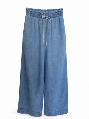 Madewell Light Blue Wide-Leg Denim Pants